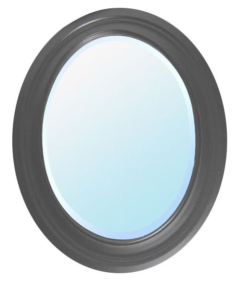 Miroir mural en bois